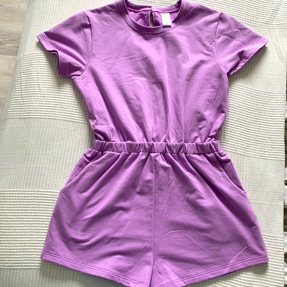 Smash + Tess Other - Smash and Tess Backyard Shorty Romper in Lovely Lavender